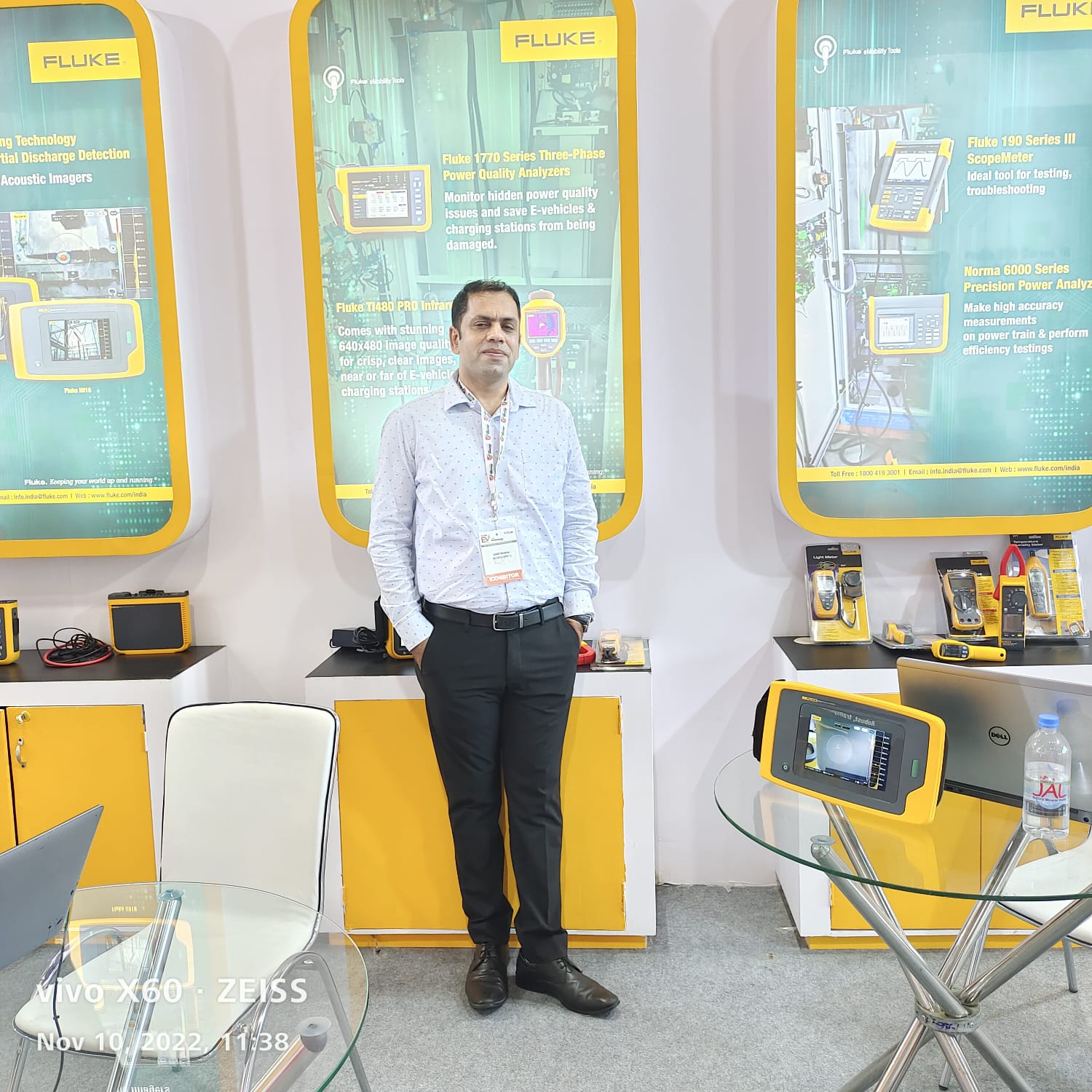 Ramit at an industry exhibition